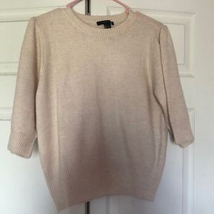 Beige scoop neck thick top from forever 21